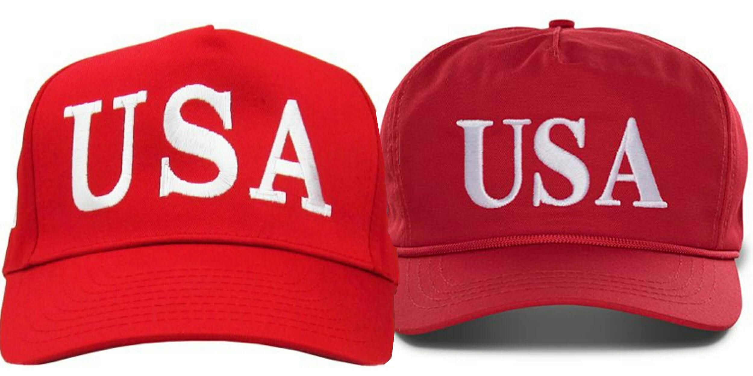 Walmart is selling knockoff Trump 'USA' hats.