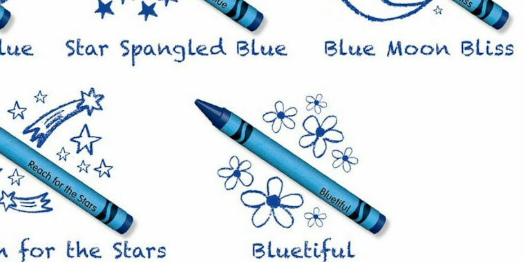 crayola bluetiful
