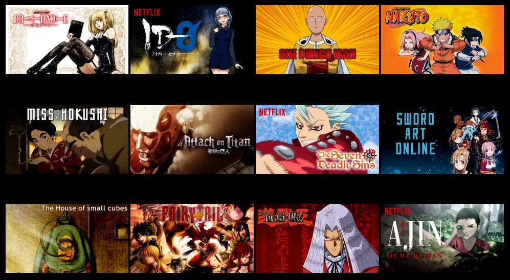 how to watch anime online : Netflix