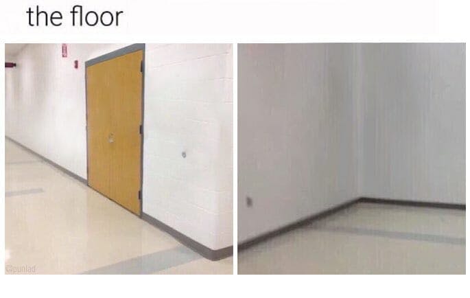 the floor meme
