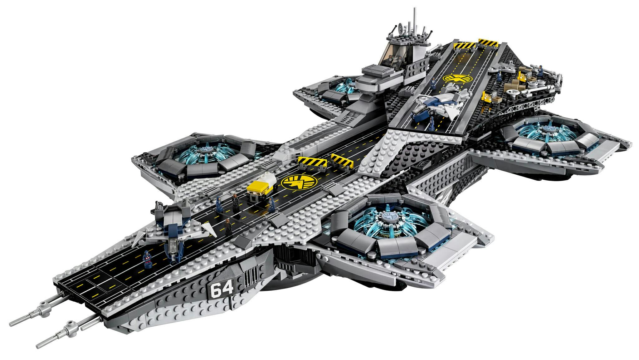 marvel lego sets : S.H.I.E.L.D. Helicarrier