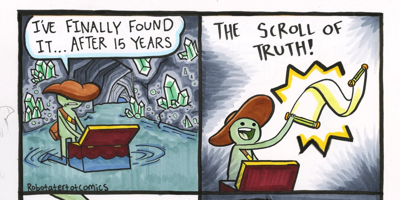 the scroll of truth comic by tate parker