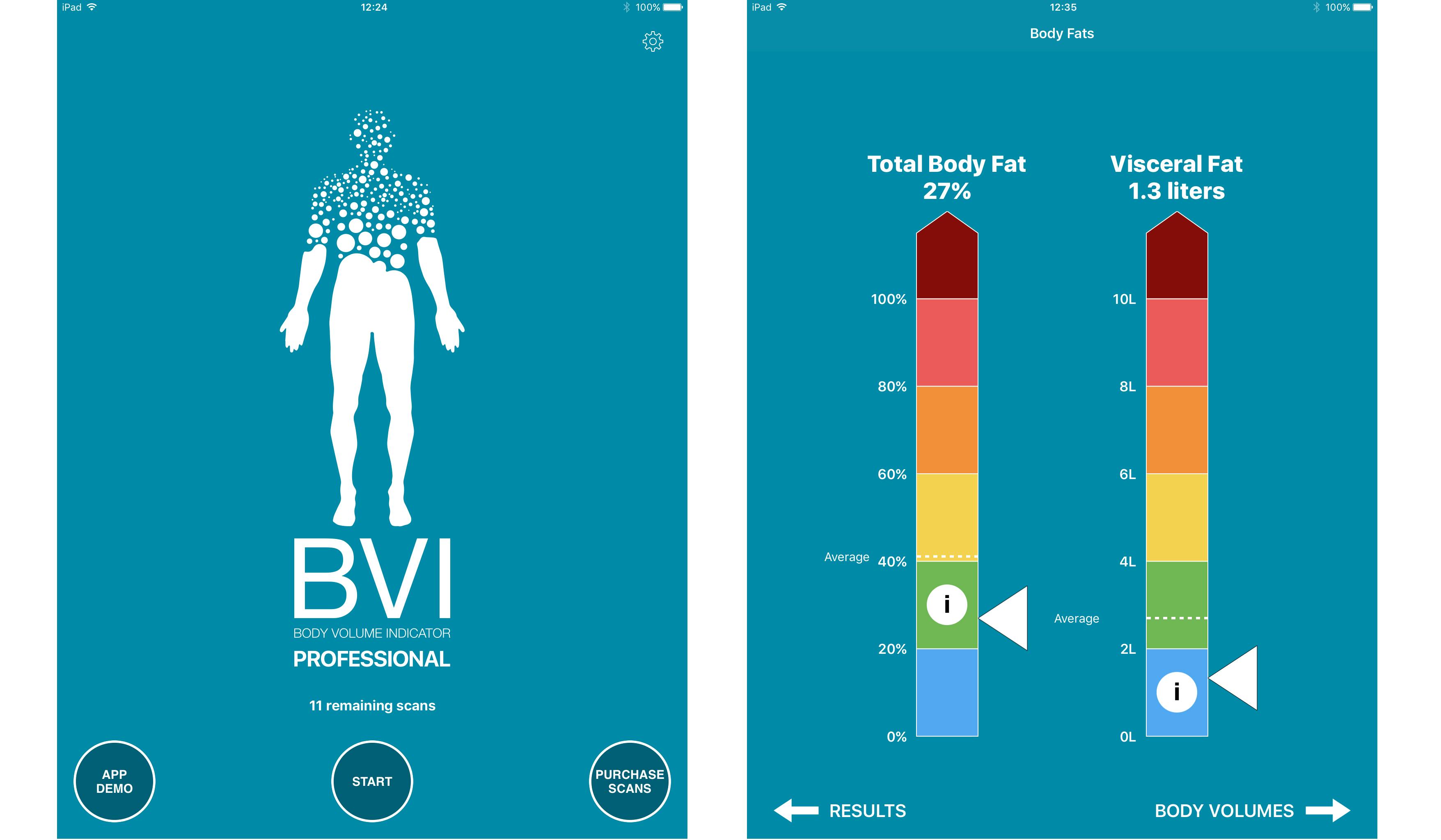 BVI Pro app screenshots