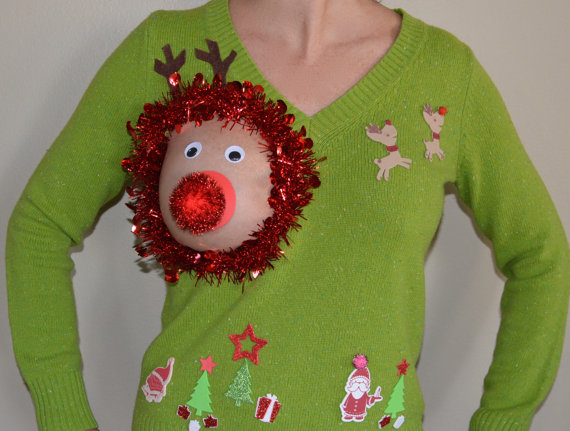 Nsfw ugly outlet christmas sweater