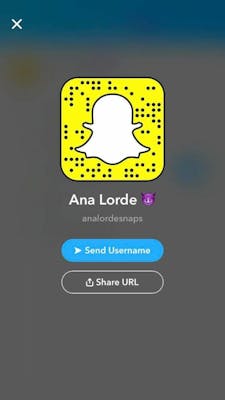 sexy Snapchat girls: Ana Lorde Snapchat