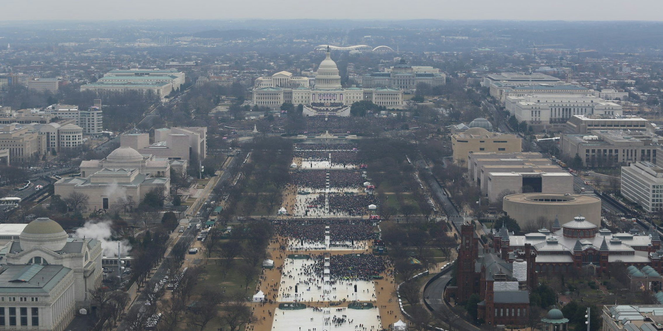 Trumps inauguration crowd
