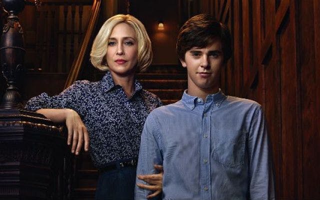 Quirky psychopath Norman Bates has a deeply intense relationship with his mother, Norma, on the TV show  'The Bates Motel'