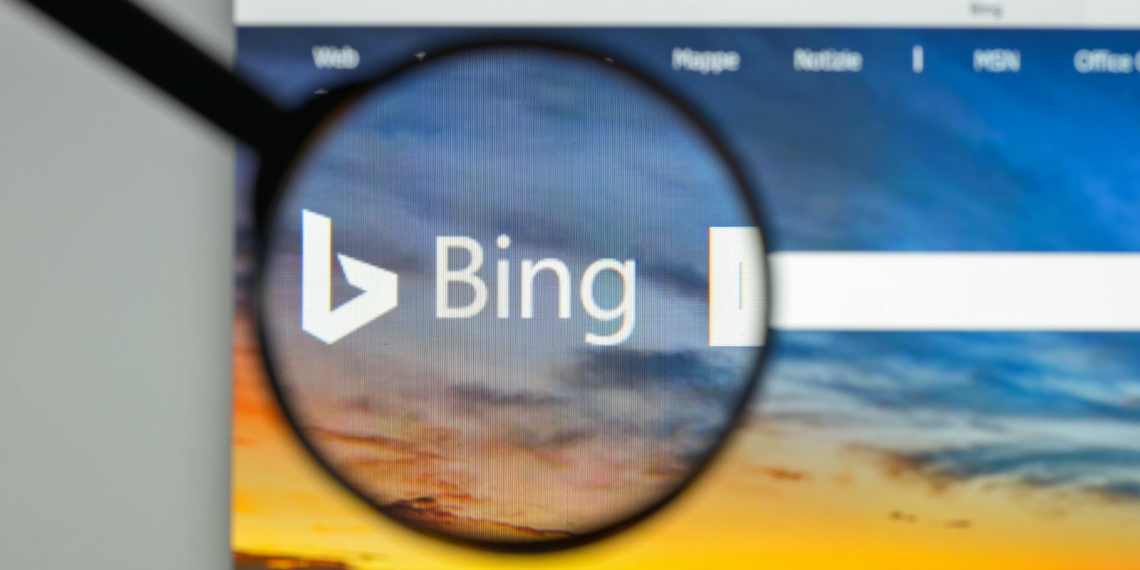 microsoft bing search engine