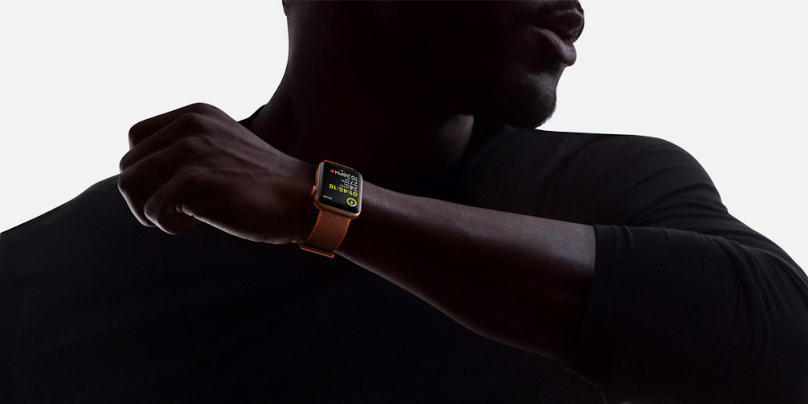 Apple Watch Series 3 on man's wrist