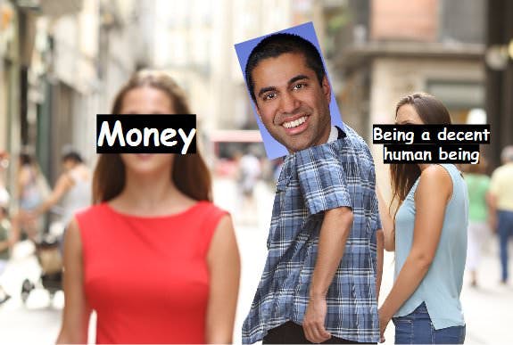 distracted boyfriend fcc meme