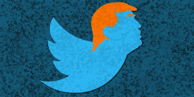 Donald Trump Twitter bird