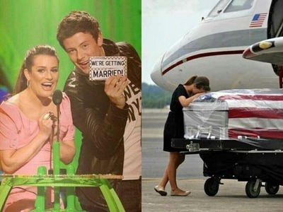 A photo hoax spreads as fans mourn Cory Monteith