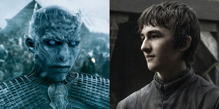 Night King and Bran Stark from Game of Thrones