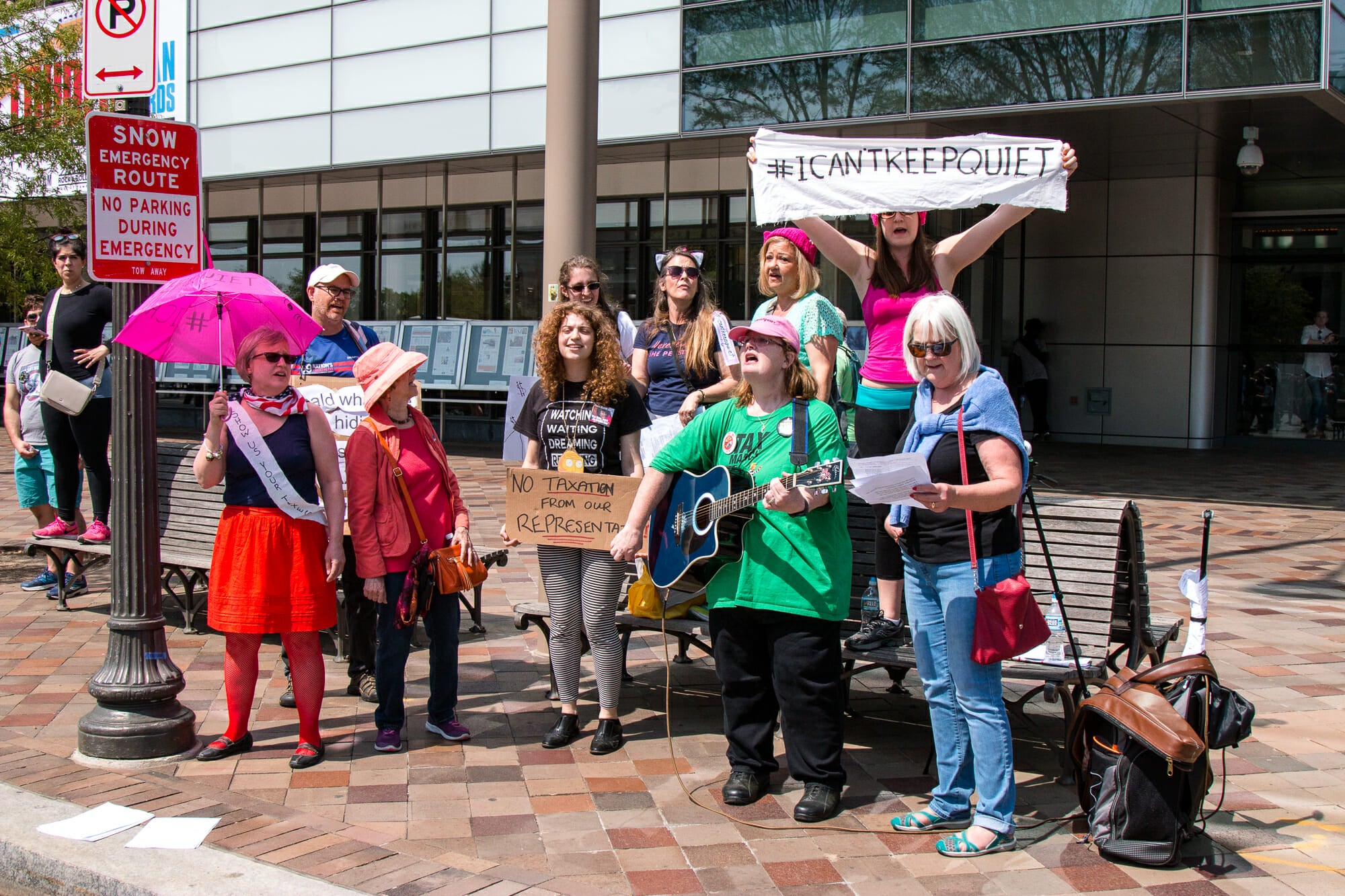 Tax Day protest against Trump