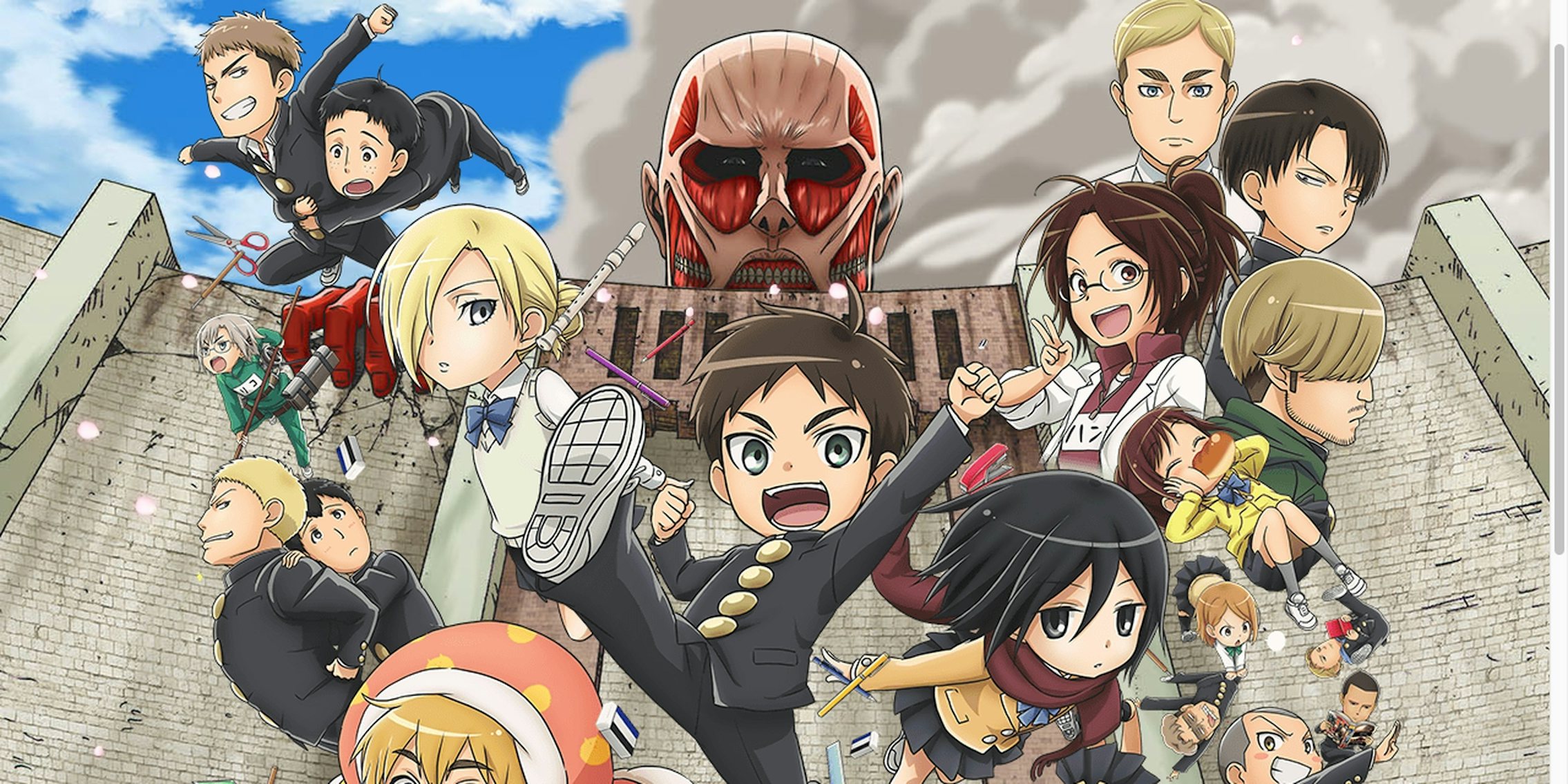 Trailers drop for two new 'Attack on Titan' TV spinoffs—including a junior  high anime - The Daily Dot