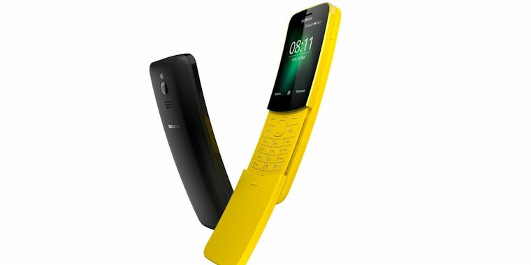 nokia 8110 banana matrix phone