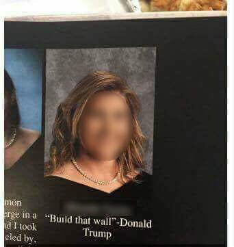 Build that Wall Yearbook Quote