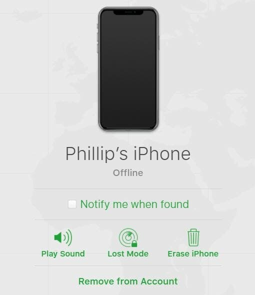 find my iphone icloud