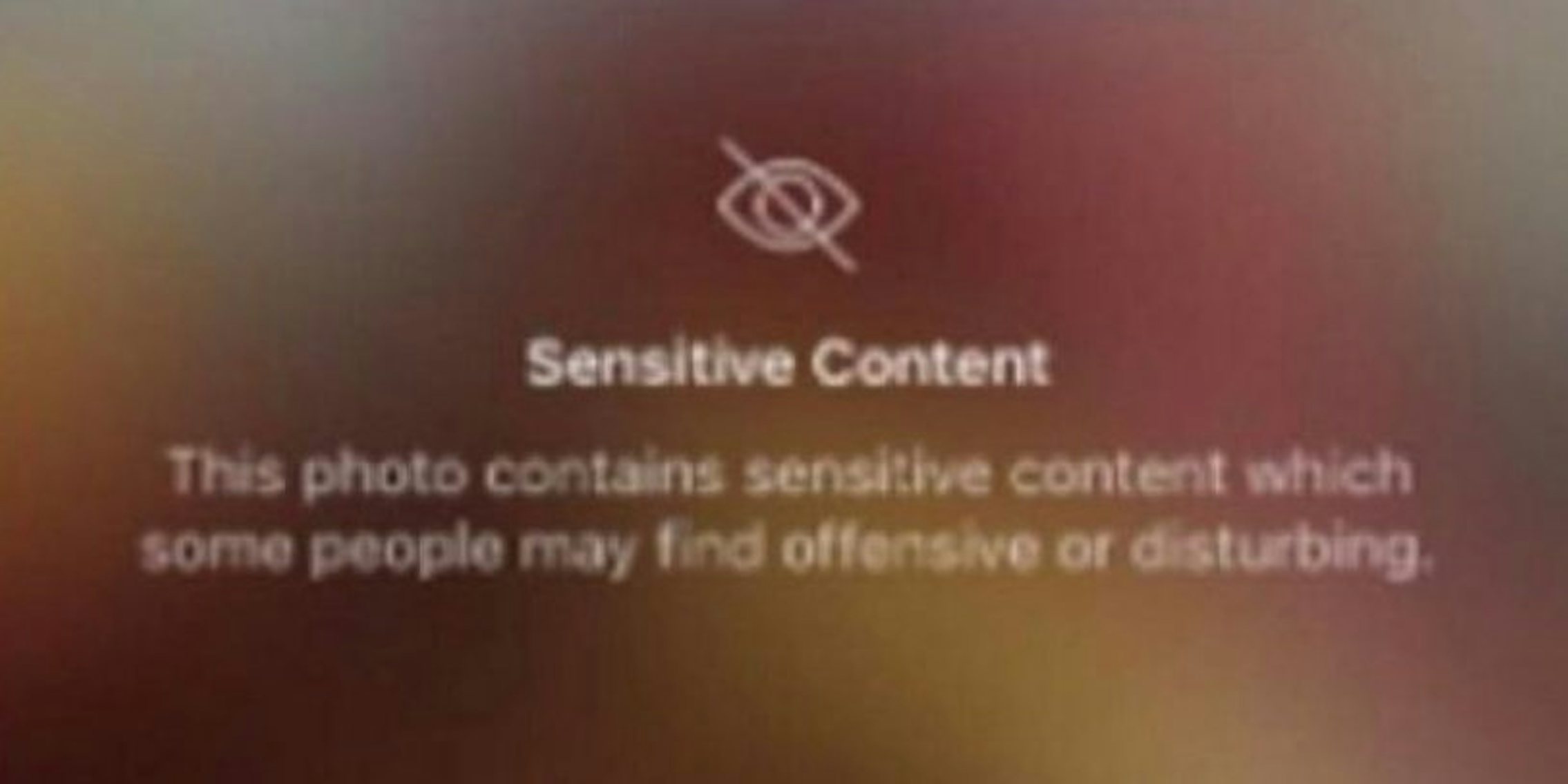 instagram blur sensitive content