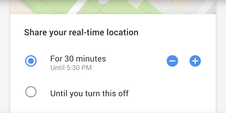 how to share your location with Google Maps