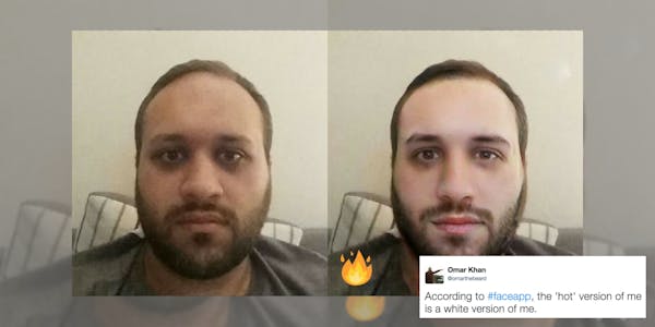 FaceApp has been accused of whitening skin with their 'hot' filter.
