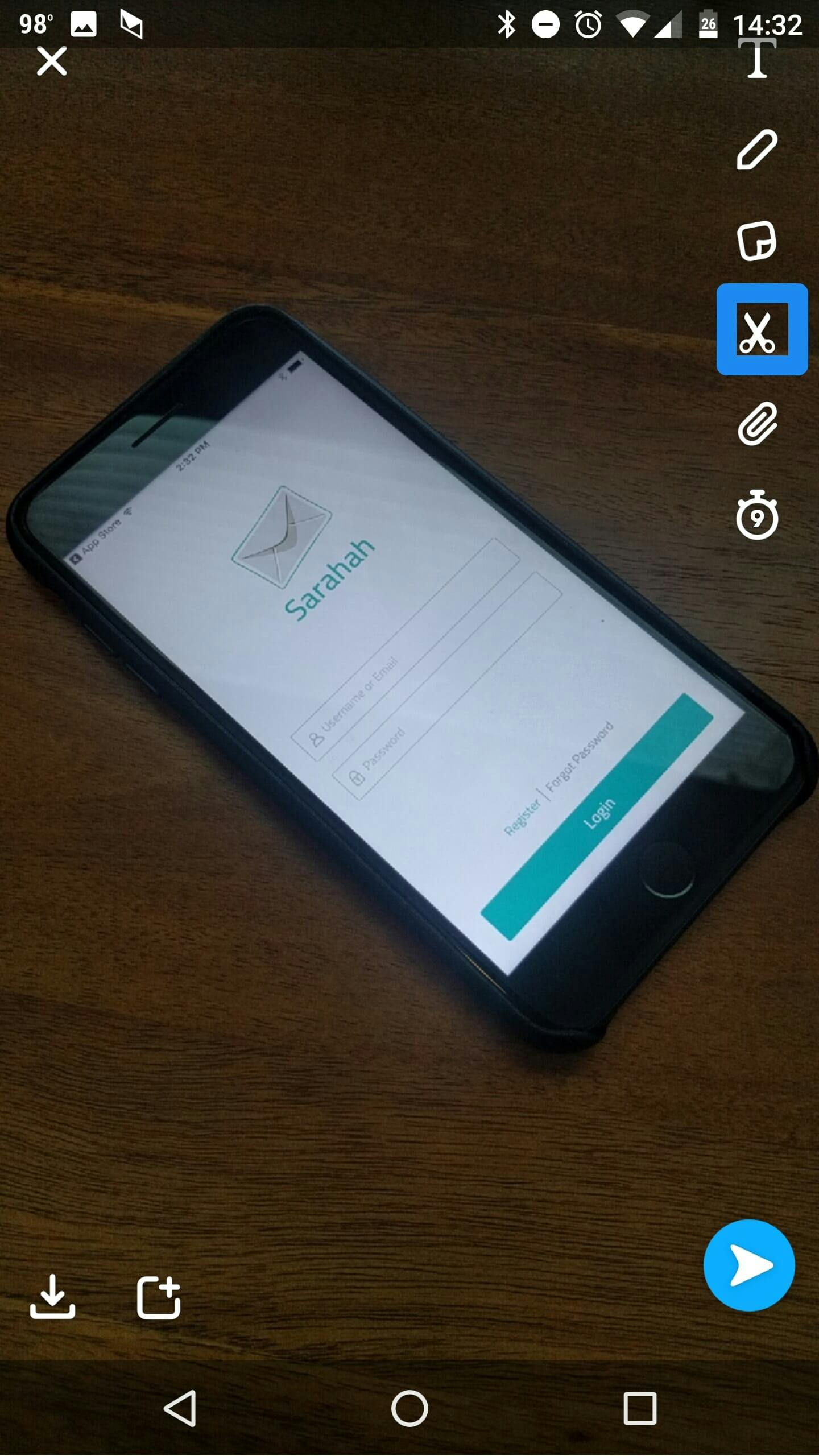 snapchat edited clipboard feature