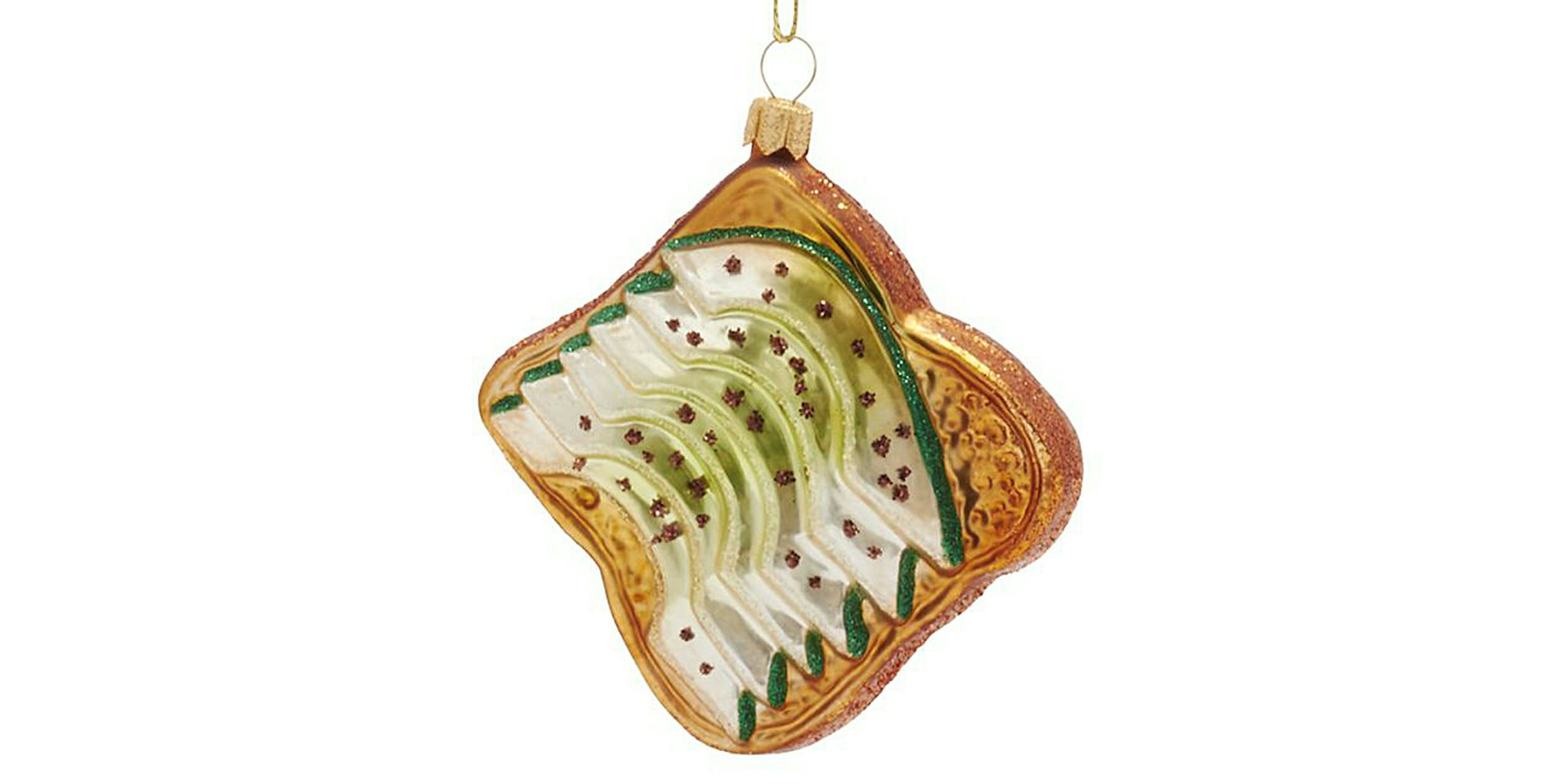 avocado toast ornament