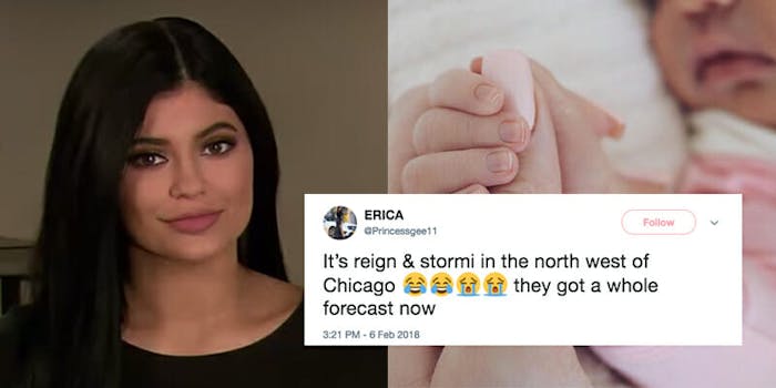 Kylie Jenner revealed her baby's name is Stormi.