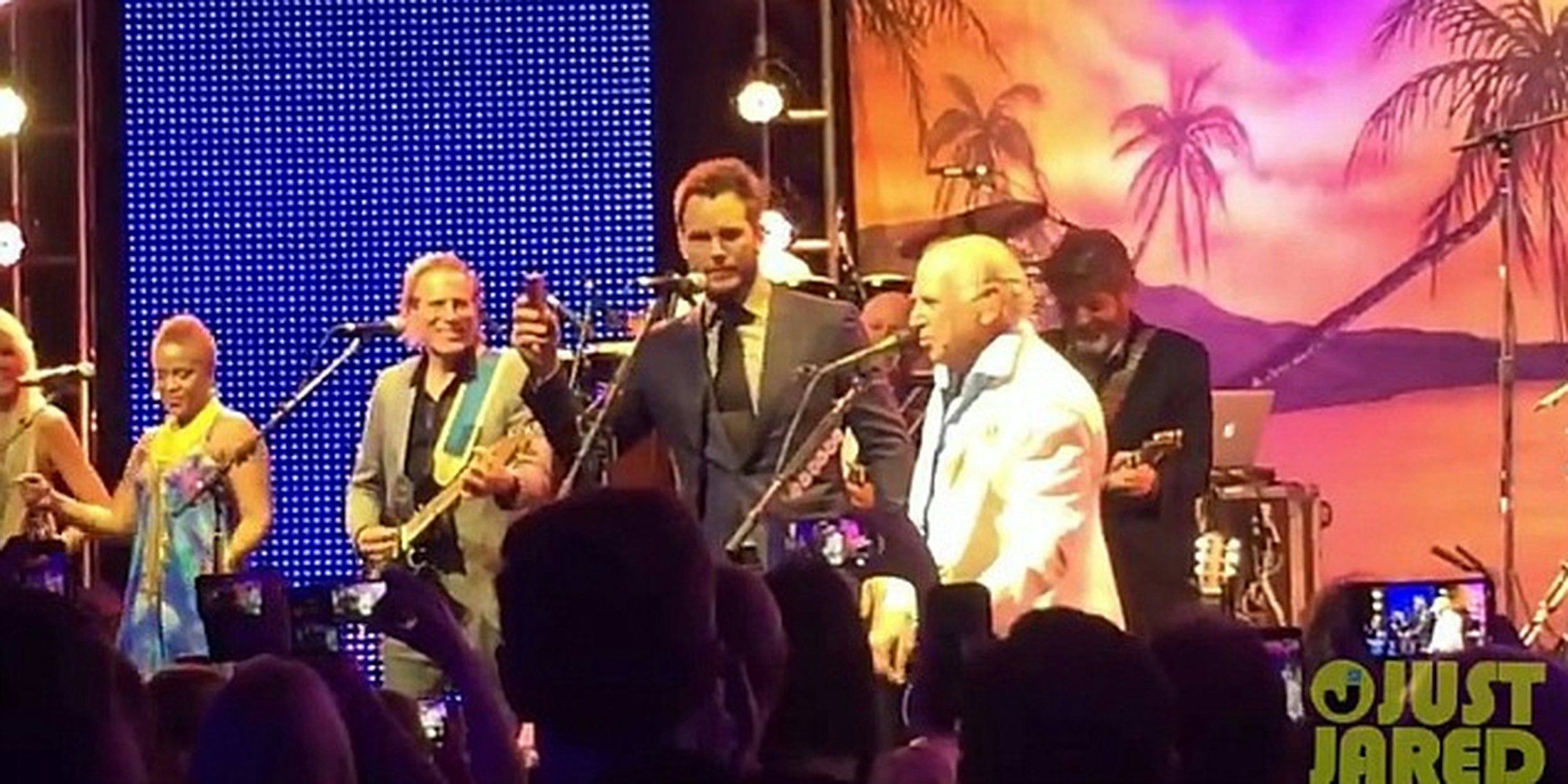 Chris Pratt and Jimmy Buffett hung out and sang 'Margaritaville'