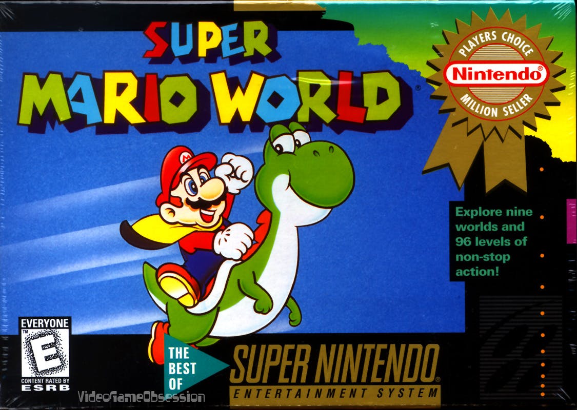 Super Mario World, Super Nintendo Entertainment System, Nintendo 