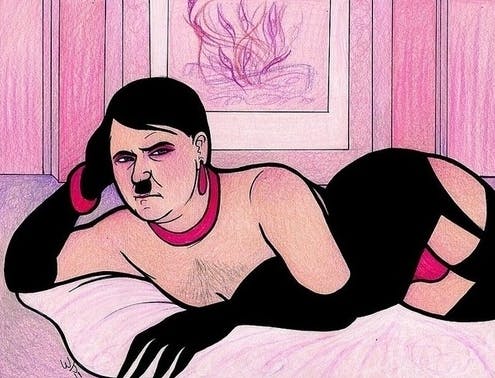 Of course there's a subreddit devoted to Hitler with breasts - The Daily Dot