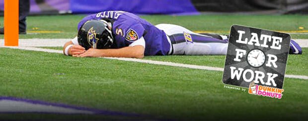 Joe Flacco Flaccoing