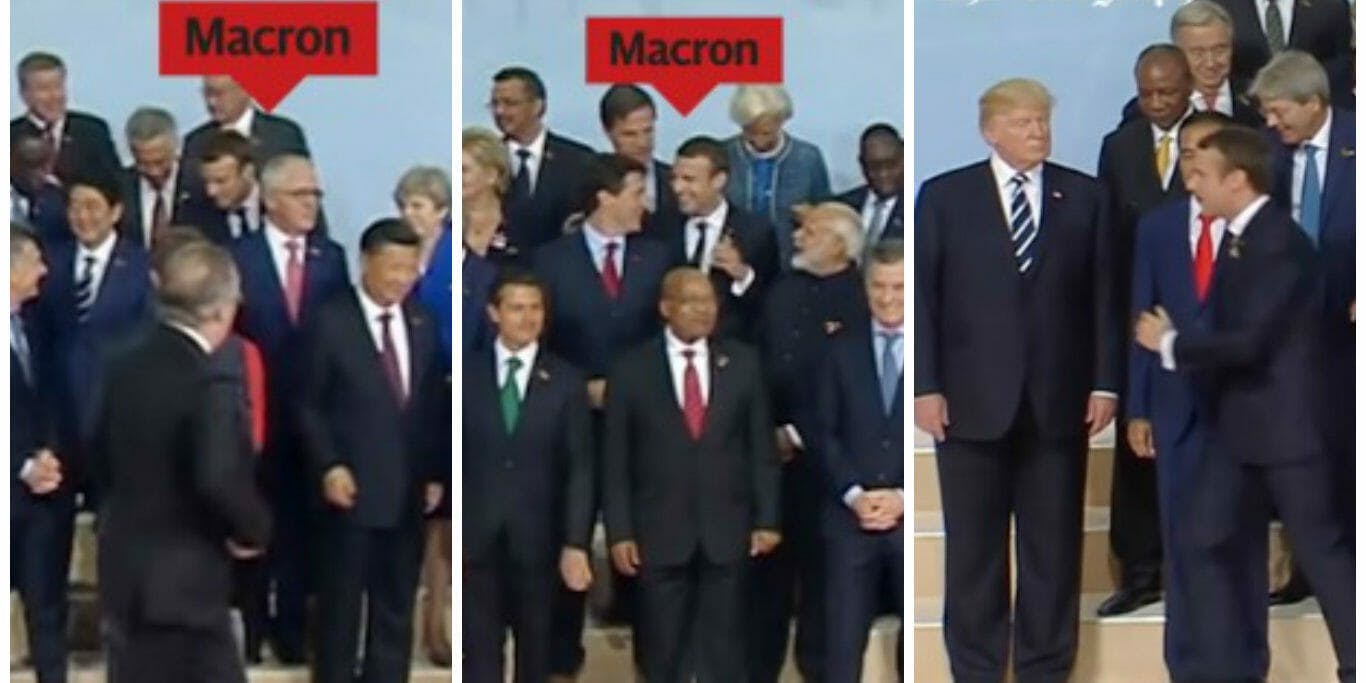 Emmanuel Macron Donald Trump G20 Summit
