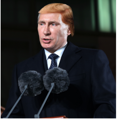 putin with trump's hair