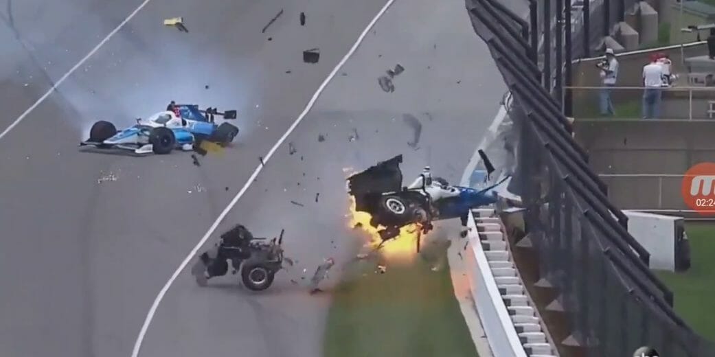 Scott Dixon Experiences Spectacular Indy 500 Crash, But Walks Away ...