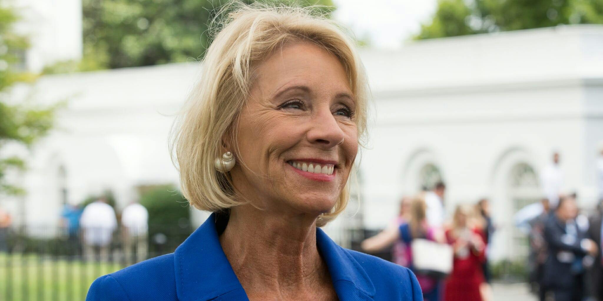 Betsy Devos Education Secretary Sued Over Campus Sex Assault Guidance 9825