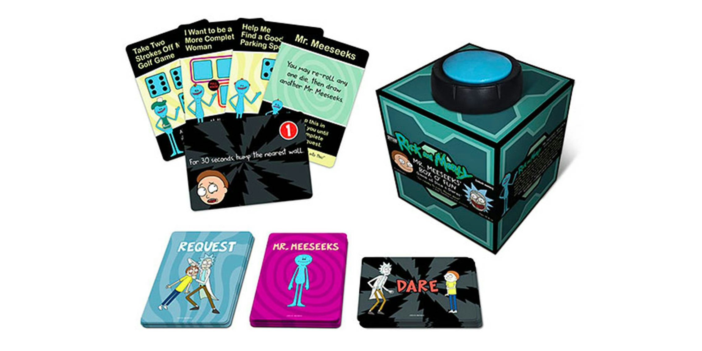 best board games : Rick and Morty Mr. Meeseeks box-o-fun