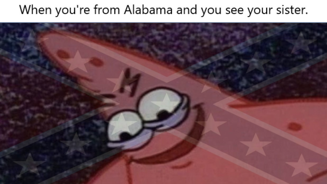 evil patrick alabama meme