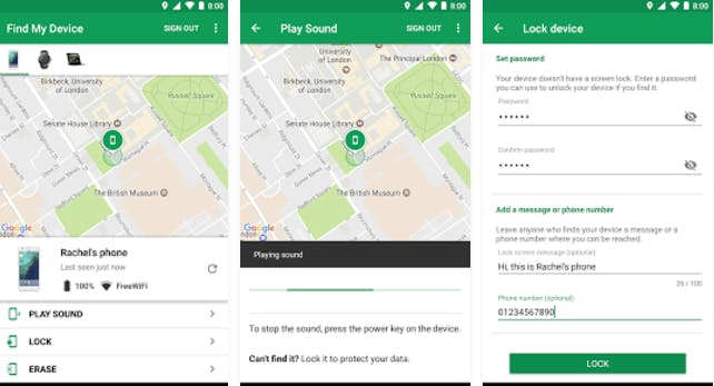 best android security app : Find My Device