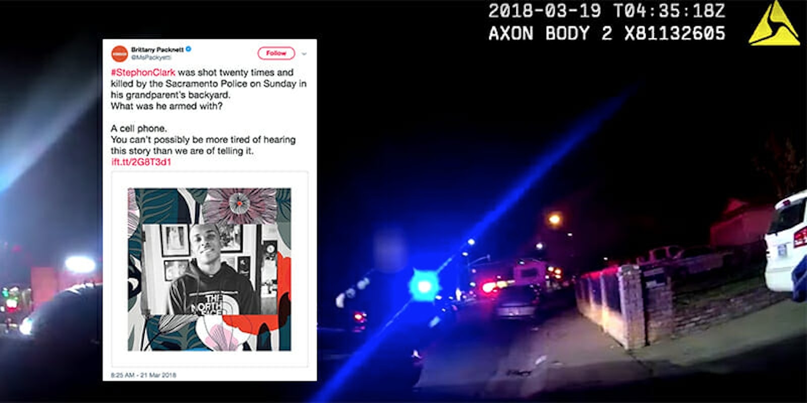 Police muted their body cameras after fatally shooting 22-year-old Stephon Clark, a Black man who was unarmed, body camera footage shows.