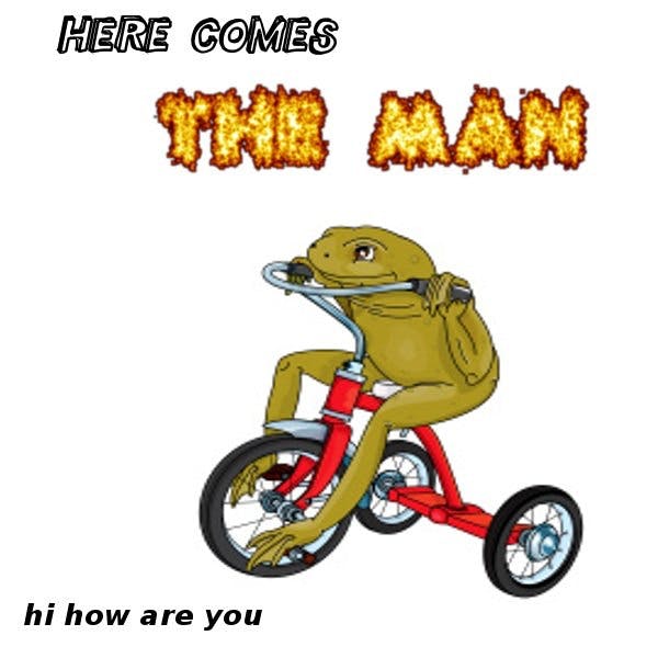 dat boi frog on tricycle