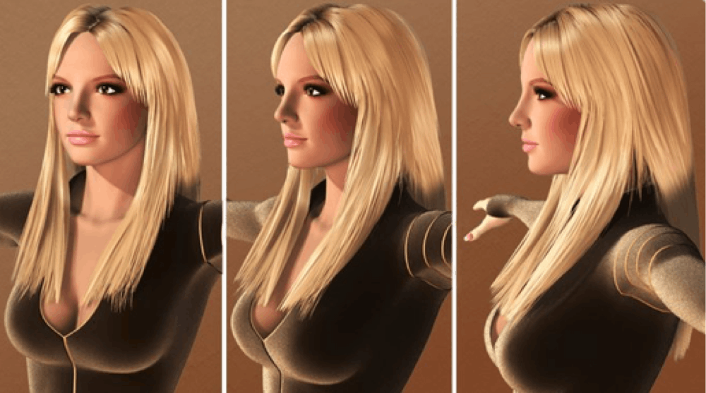 britney spears cleopatra 3d model