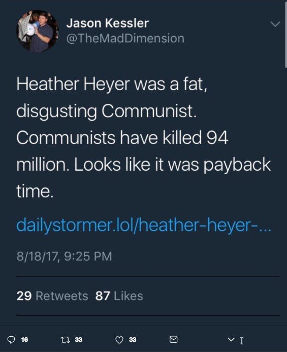 jason kessler heather heyer