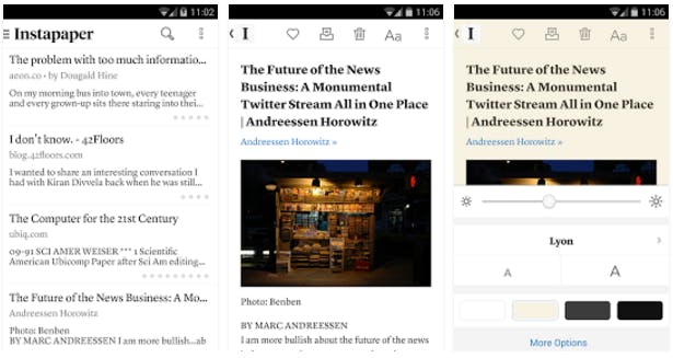 best android apps: Instapaper