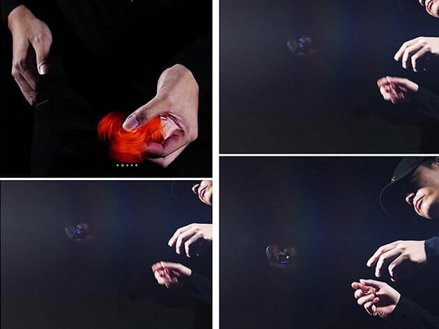 flying fidget spinner