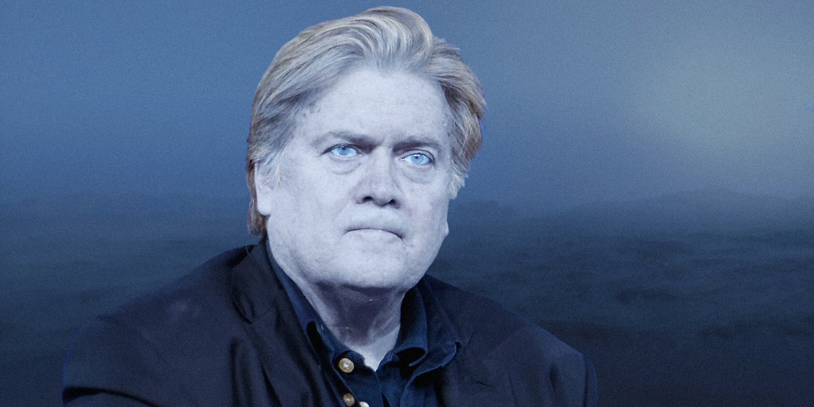 Steve Bannon as a Wight Walker from Game of Thrones