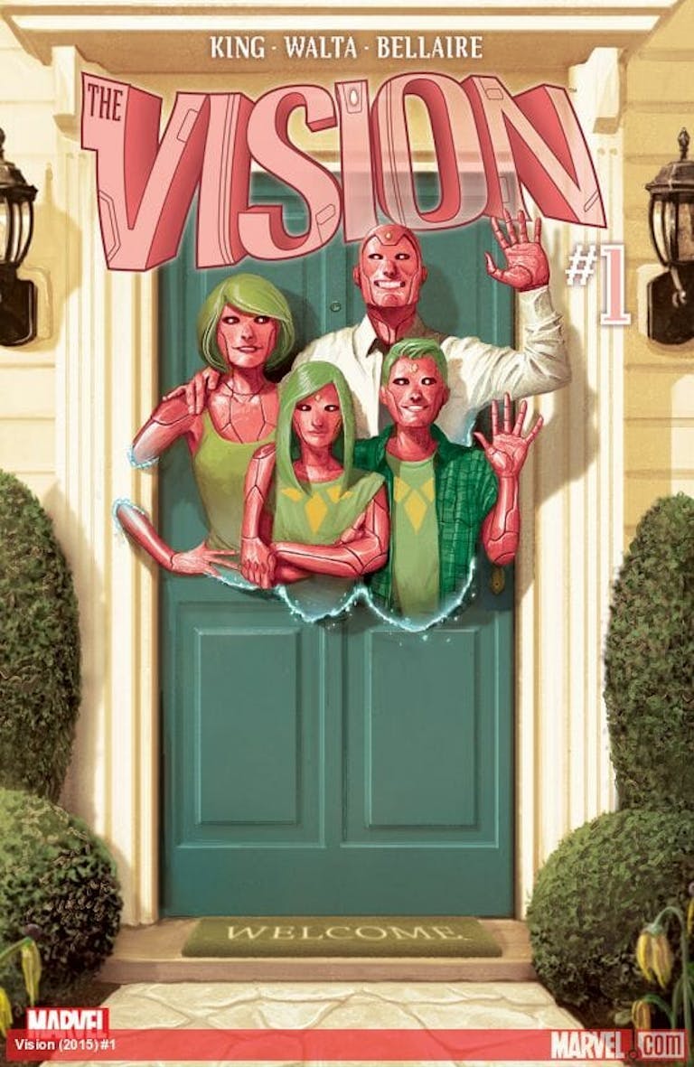 comic books for adults : vision