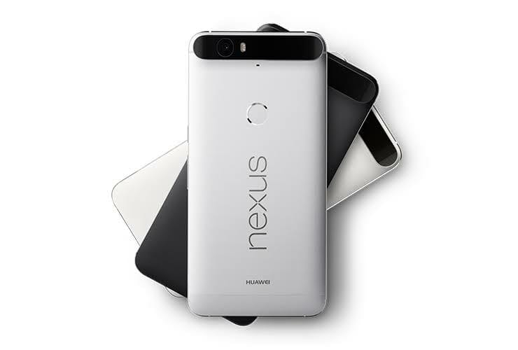 Rear of Huawei Nexus 6P in white