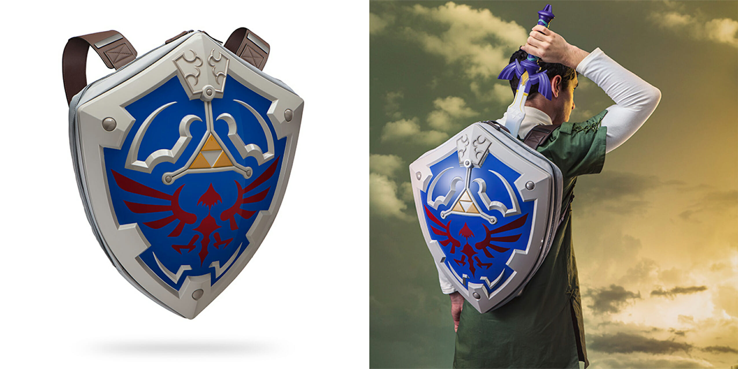 Legend of zelda hylian shield outlet backpack