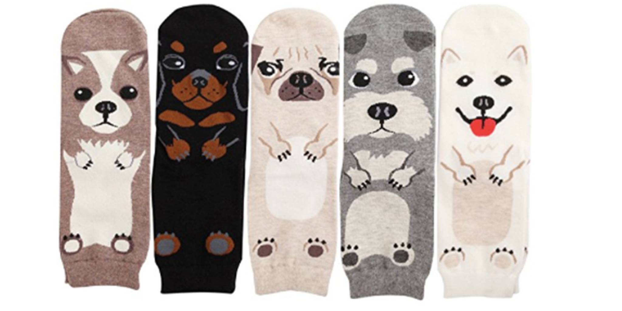 Grab a pack of these cute puppy socks for under 10 while you can